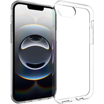 Mobigear Basics Gennemsigtig iPhone 17e Fleksibel TPU Bagsidecover - Gennemsigtig