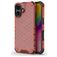 Mobigear Honeycomb iPhone 16 Plus Hårdt Bagsidecover Stødsikkert - Rød
