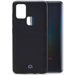 Mobilize Rubber Gelly Samsung Galaxy A21s TPU flexível Capa traseira - Matt Black