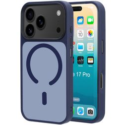 Mobiparts Hardcover iPhone 17 Pro MagSafe Plástico rígido Capa traseira - Satin Blue