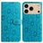Mobigear Flowers iPhone 18 Pro Funda tipo libro Cartera - Azul