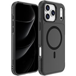 Mobigear Traveller iPhone 17 Pro Max MagSafe Plástico rígido Capa traseira - Preto