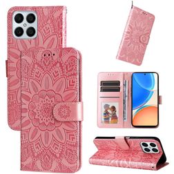 Mobigear Sunflower HONOR X8 Capa livro Carteira - Magenta
