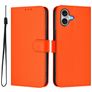 Mobigear Urban Wallet iPhone 16 Plus Pungetui med Seddelrum - Orange