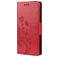 Mobigear Flowers Xiaomi Redmi Note 10 5G Wallet case - Red