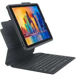 ZAGG Pro Keys iPad 10 (2022) Lompakkokotelo Bluetooth-näppäimistöllä (QWERTY) + Kynänpidike - Musta