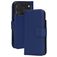Mobiparts Wallet iPhone 17 Pro MagSafe Vera pelle Cover a libro portafoglio - Blu