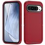 Mobigear Rugged Google Pixel 9 Pro Hardcase Back cover Antiurto - Rosso