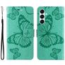 Mobigear Butterfly Samsung Galaxy A26 Plånboksfodral med sedelfack - Grön