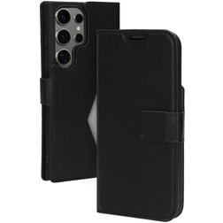 Mobiparts Classic Wallet Samsung Galaxy S24 Ultra Funda tipo libro Cartera - Negro