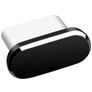 Mobigear Essentials Aluminum Anti Dust Plug - USB-C - Black (2-Pack)