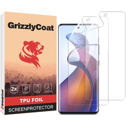 GrizzlyCoat Motorola Edge 30 Fusion Hydrogel TPU Screen Protector - Case Friendly (2-Pack)