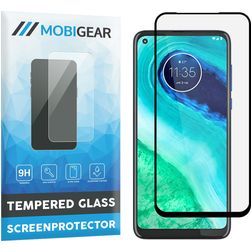 Mobigear Premium Motorola Moto G8 Tvrzené sklo Ochrana displeje - kompatibilní s pouzdry - Černá