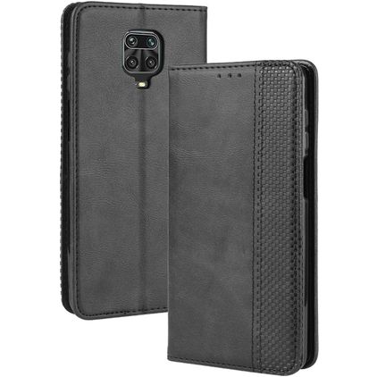 Mobigear Sensation Xiaomi Redmi Note 9S Plånboksfodral med sedelfack - Svart