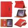 Mobigear Luxury iPad 8 (2020) Wallet case + Stylus Holder - Red