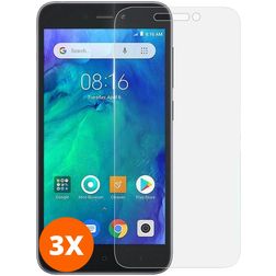 Mobigear Xiaomi Redmi Go Tempered Glass Screen Protector - Case Friendly (3-Pack)