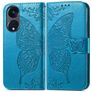 Mobigear Butterfly OPPO Reno 8T 5G Wallet case - Blue