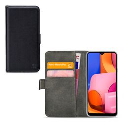 Mobilize Classic Gelly Wallet Samsung Galaxy A20s Funda tipo libro Cartera - Negro