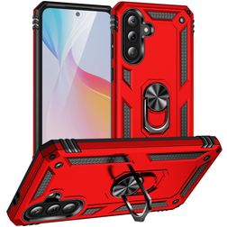 Mobigear Armor ring Samsung Galaxy A37 Hard Case Back cover Shockproof with Ring Holder - Red