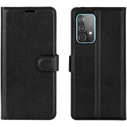 Mobigear Classic Samsung Galaxy A52s 5G Lompakkokotelo + Setelitasku - Musta