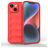 Mobigear Bumpy iPhone 15 TPU flexível Capa traseira - Vermelho