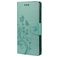 Mobigear Flowers Samsung Galaxy A23 Pungetui med Seddelrum - Turkis