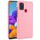 Mobigear Croco Samsung Galaxy A21s Suojakuori - Vaaleanpunainen