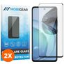 Mobigear Premium Motorola Moto G72 Vidro temperado Película de ecrã - Compatível com capas - Preto (Pack de 2)