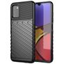 Mobigear Groove Samsung Galaxy A03s Elastyczne TPU Etui plecki - Czarny