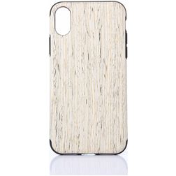Mobigear Nature iPhone XS Max Flexible TPU Back cover - Nordic Walnut
