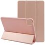 Mobigear Tri-Fold Gel iPad Air 11 polegadas (2025) TPU / Pele sintética Capa livro - Rosa dourado