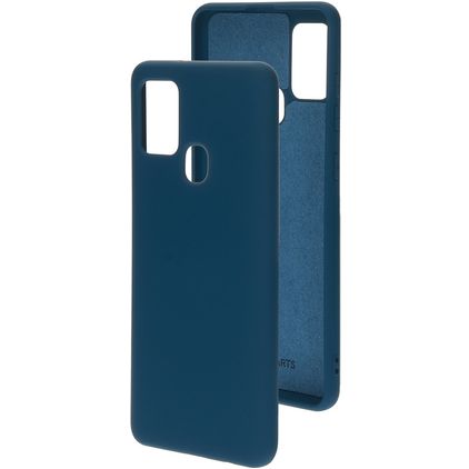 Mobiparts Samsung Galaxy A21s Silicone Back cover - Blueberry Blue