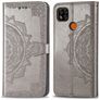 Mobigear Mandala Xiaomi Redmi 9C Funda tipo libro Cartera - Gris