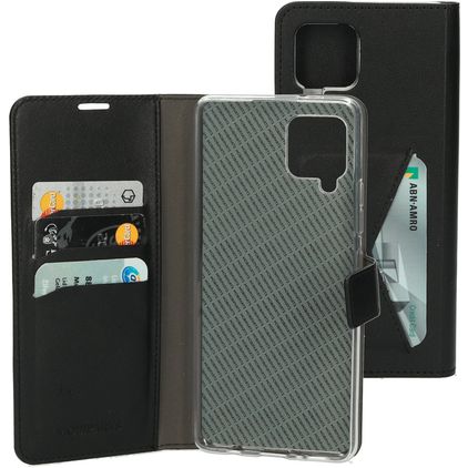 Mobiparts Classic Wallet Samsung Galaxy A42 Pungetui med Seddelrum - Sort