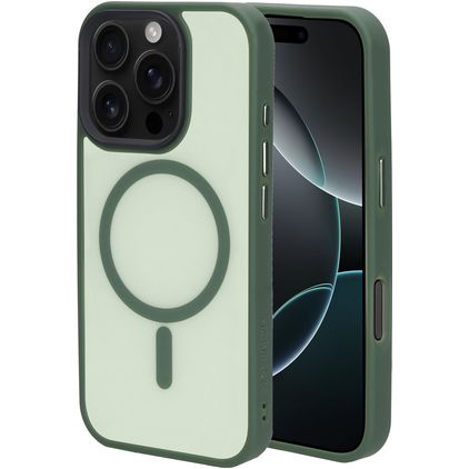 Mobiparts Hardcover iPhone 16 Pro MagSafe Tvrdý plast Zadní kryt - Satin Green