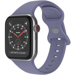 Mobigear Sport Dual Silicone Apple Watch Strap Push closure - 49/46/45/44 mm - Blue