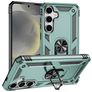 Mobigear Armor ring Samsung Galaxy S25 Plus Hardcase Back cover Antiurto con anello - Verde