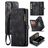 CaseMe 008 iPhone 16 Plus Case Detachable 2-in-1 Wallet Case Wallet - Black