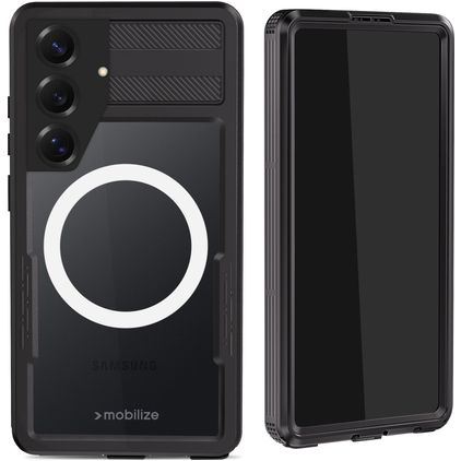 Mobilize Waterproof Samsung Galaxy S25 Ultra Resistente al agua MagSafe Funda Plástico rígido Carcasa - Negro