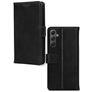 Mobilize Wallet Samsung Galaxy A34 Pele genuína Capa livro Carteira - Preto