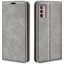 Mobigear Retro Slim Motorola Moto G42 Capa livro Carteira - Cinzento