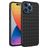 Mobigear Woven iPhone 14 Pro TPU flexível Capa traseira - Preto