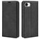 Mobigear Retro Slim iPhone 16e Lompakkokotelo + Setelitasku - Musta