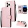Mobigear Wallet iPhone 14 Pro Cover a libro portafoglio - Oro rosa