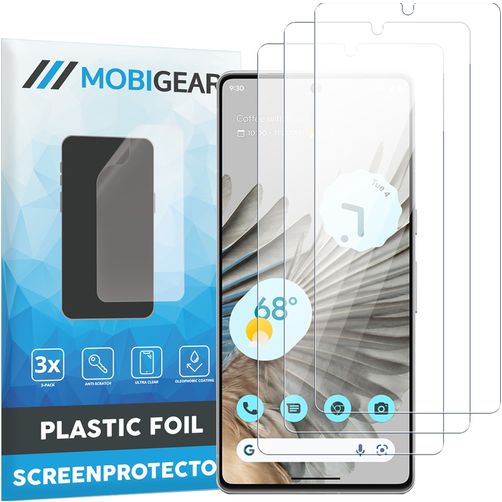 Mobigear Google Pixel 7 Protezione schermo in pellicola - Compatibile con le cover (confezione da 3)