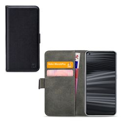 Mobilize Classic Gelly Wallet Realme GT2 Pro Lompakkokotelo + Setelitasku - Musta