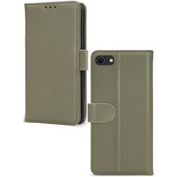 Mobilize Premium Gelly Wallet iPhone 8 Lompakkokotelo + Setelitasku - Vihreä