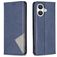Mobigear Rhombus Slim iPhone 17 Capa livro - Azul
