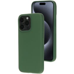 Mobiparts iPhone 15 Pro Max Silikon Skal - Forest Green