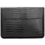 Mobigear Envelope Croco Laptop Sleeve (max 23 cm x 33 cm) Laptop Case - Black
